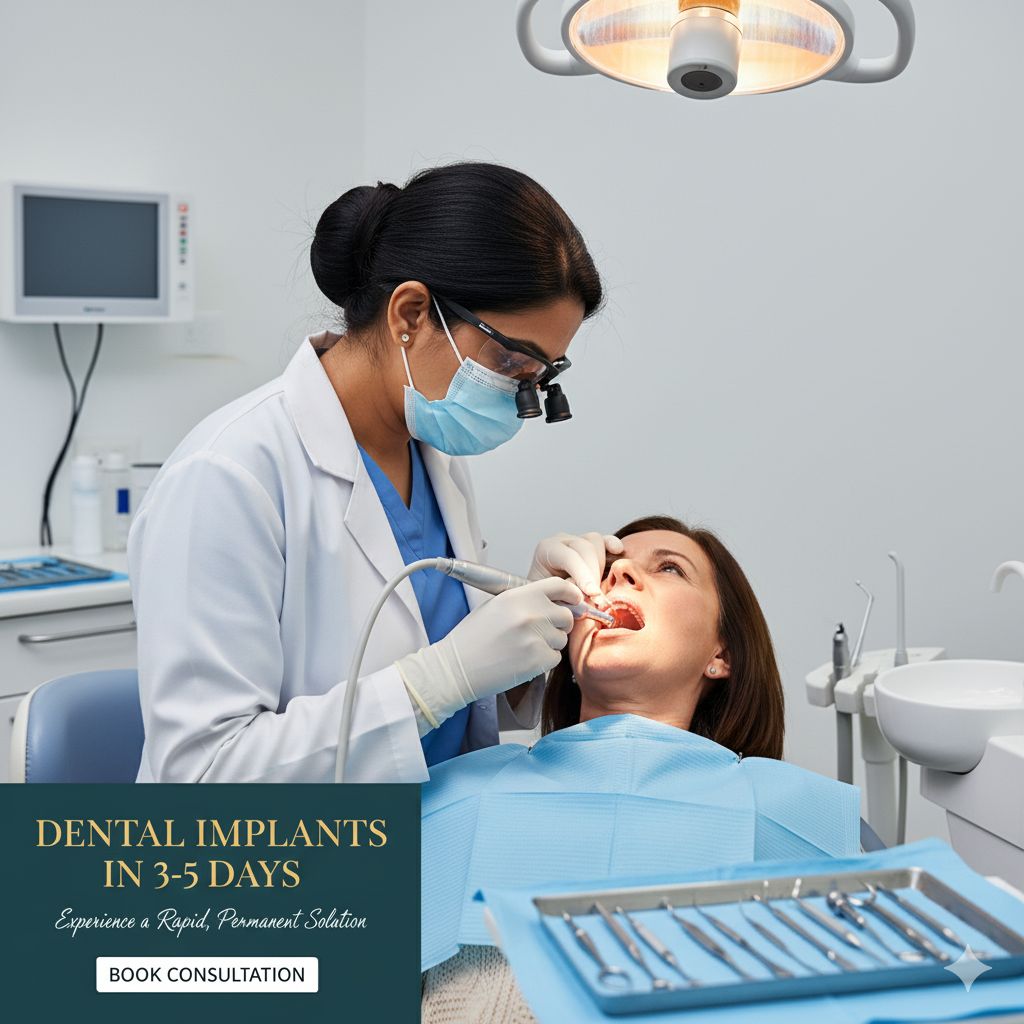 Dental Implants in 3 to 5 Days Tarasha Dental Clinic Lajpat Nagar