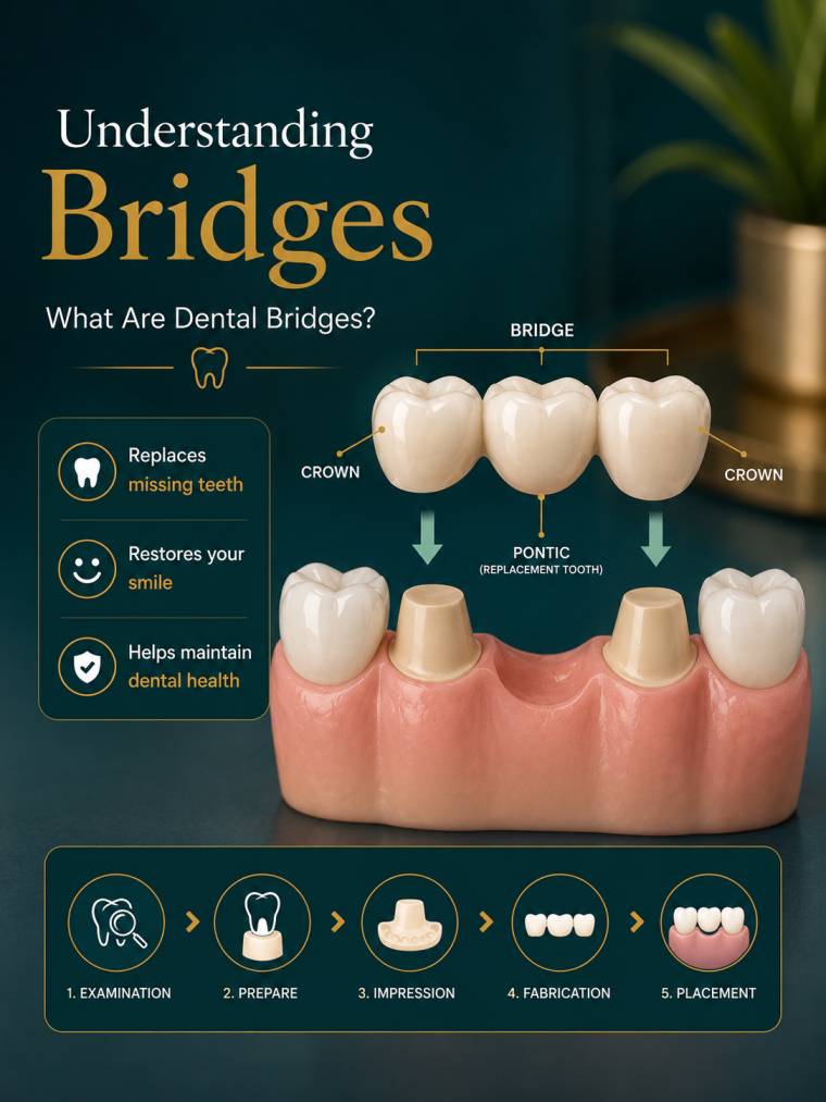 Dental bridge missing tooth replacement consultation Tarasha Dental Clinic Delhi