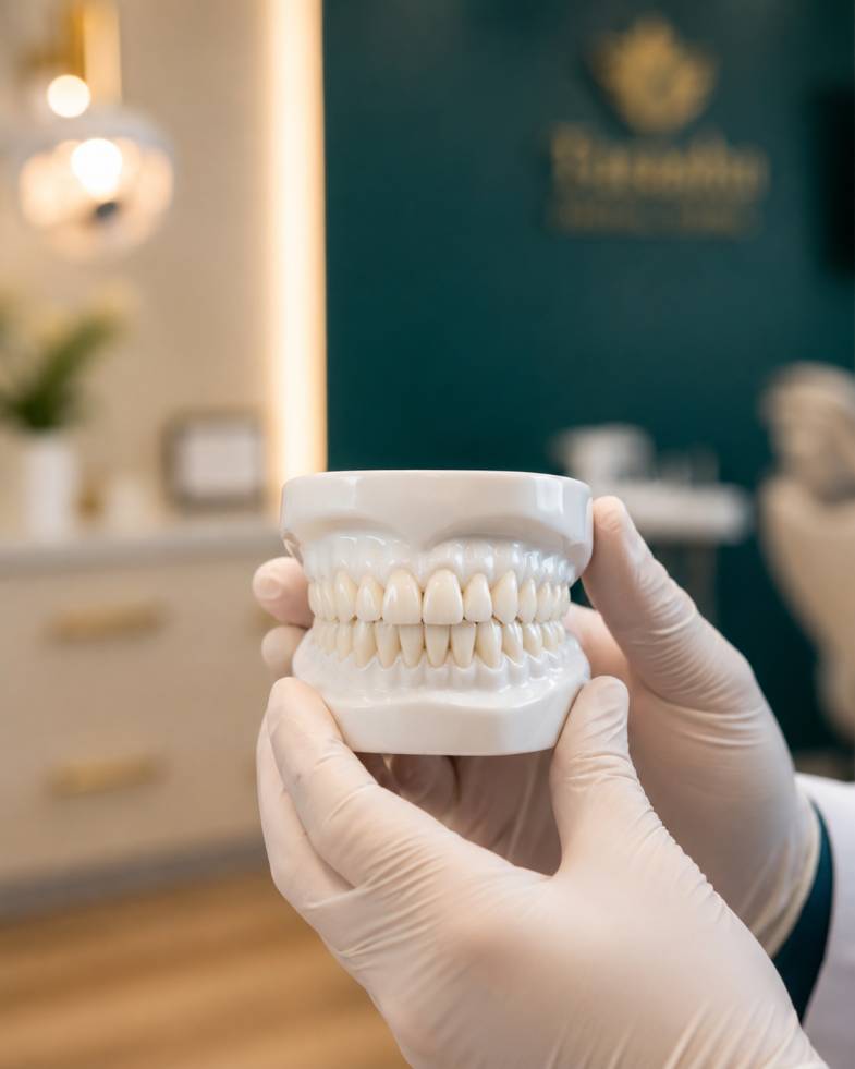 Full denture fitting consultation Tarasha Dental Clinic South Delhi