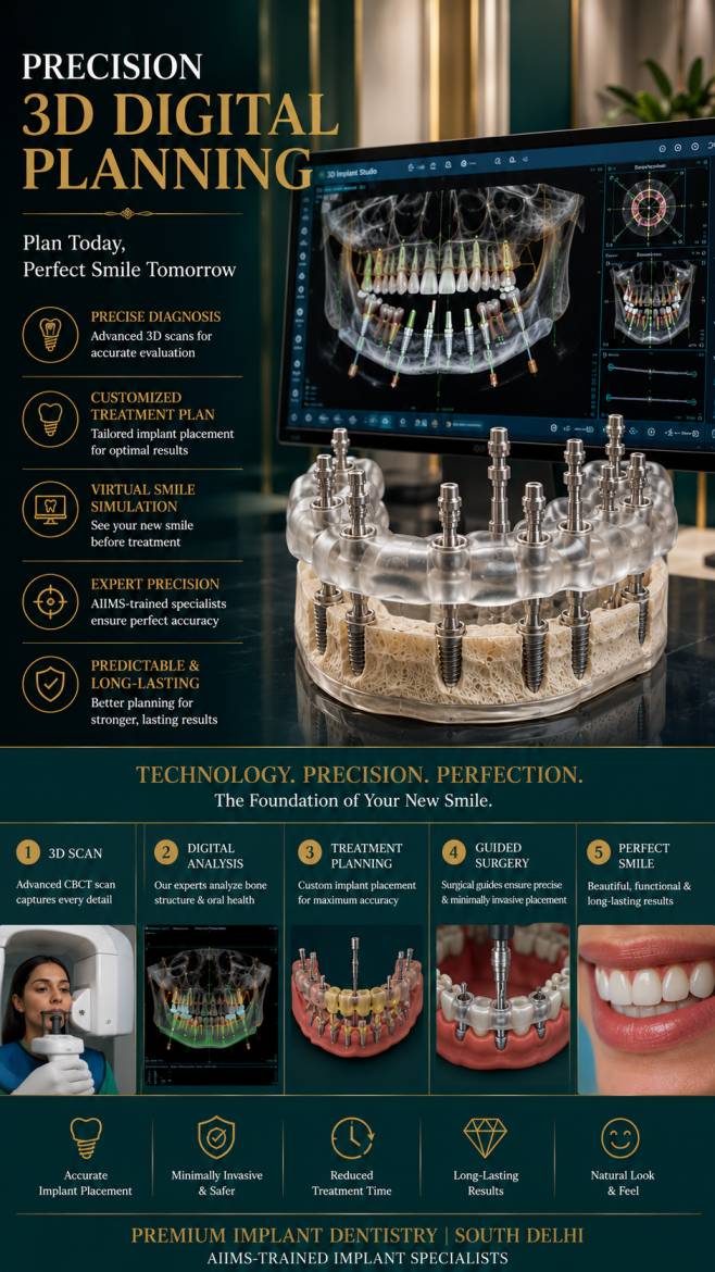 Implant dentist consultation Tarasha Dental Clinic South Delhi