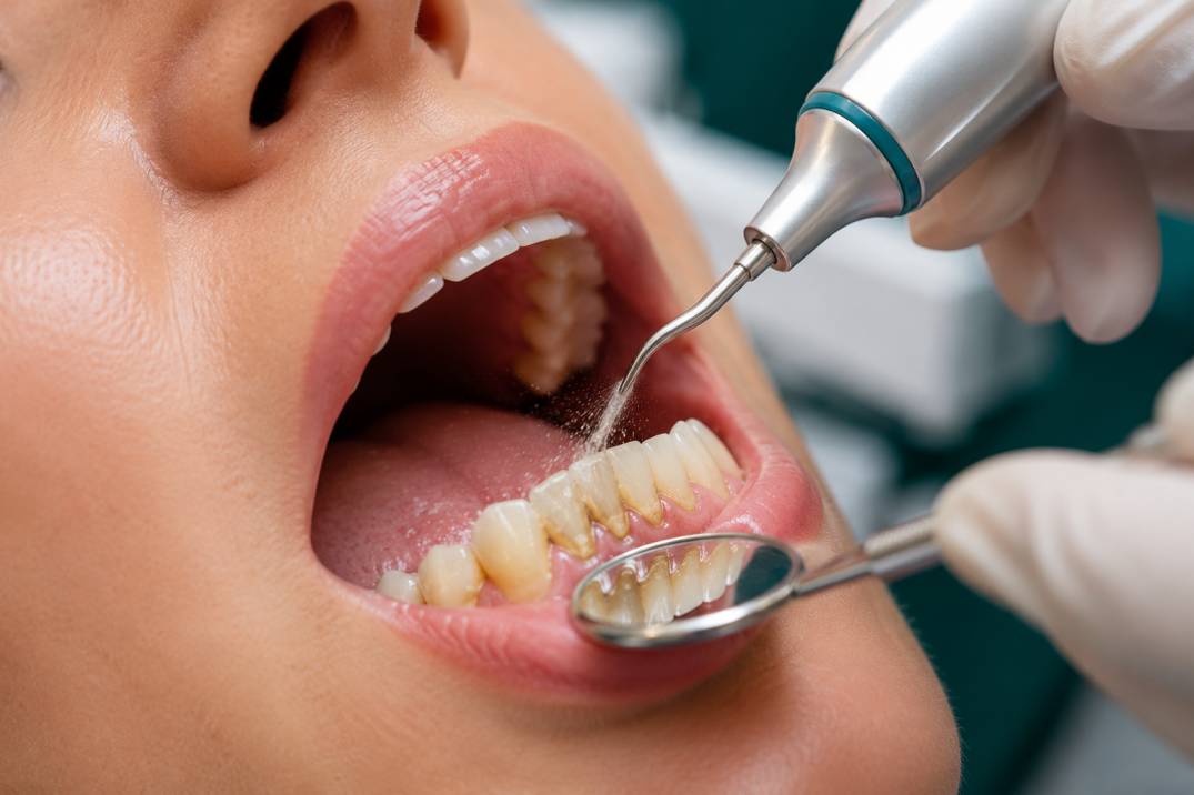 Dental scaling tartar plaque removal AIIMS dentist Lajpat Nagar Delhi