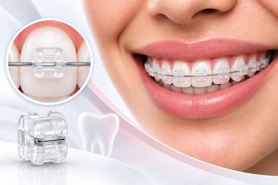 Ceramic braces discreet orthodontic treatment South Delhi