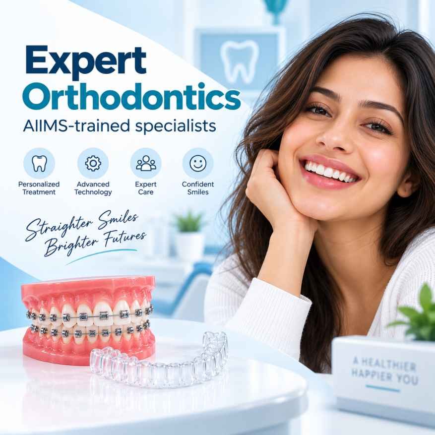 Orthodontic treatment consultation at Tarasha Dental Clinic Lajpat Nagar