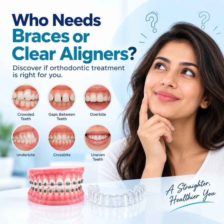 Orthodontic assessment at Tarasha Dental Clinic South Delhi