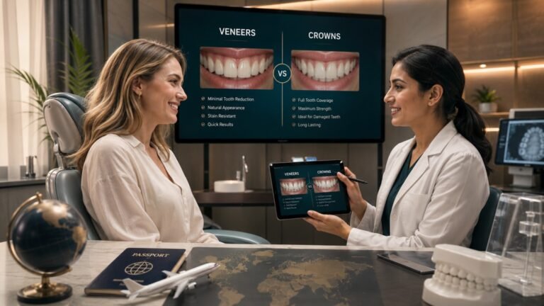 Veneers vs Crowns in India | Smile Makeover Guide for International Patients